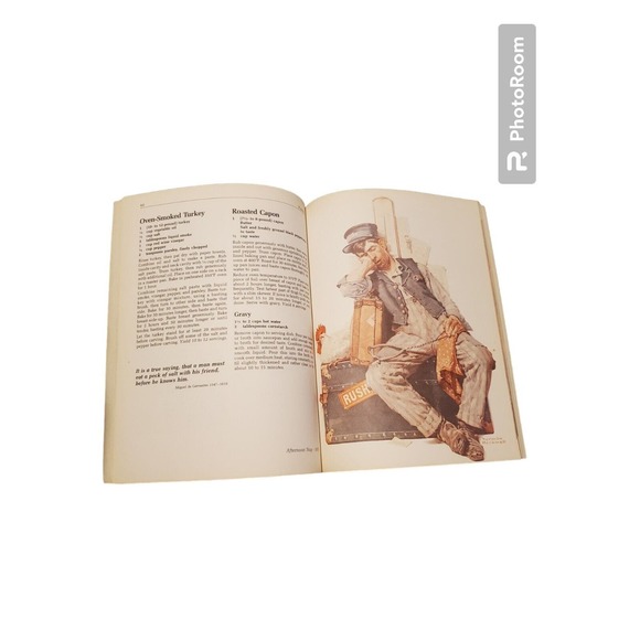 THE NORMAN ROCKWELL ILLUSTRATED CLASSIC AMERICAN RECIPES COOKBOOK ©1987 - Picture 2 of 3